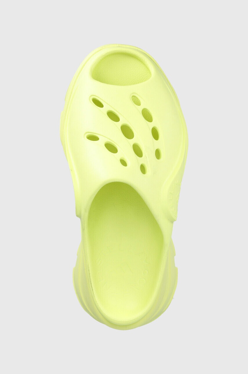 adidas by Stella McCartney Чехли x Clog Frozen в зелено с платформа - Pepit.bg