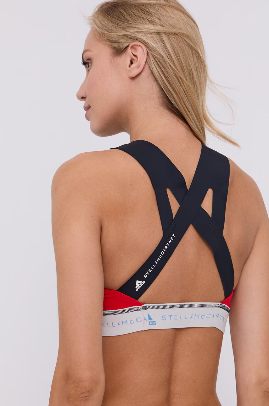 adidas by Stella McCartney Горнище на бански GL7615 в черно с мека чашка - Pepit.bg