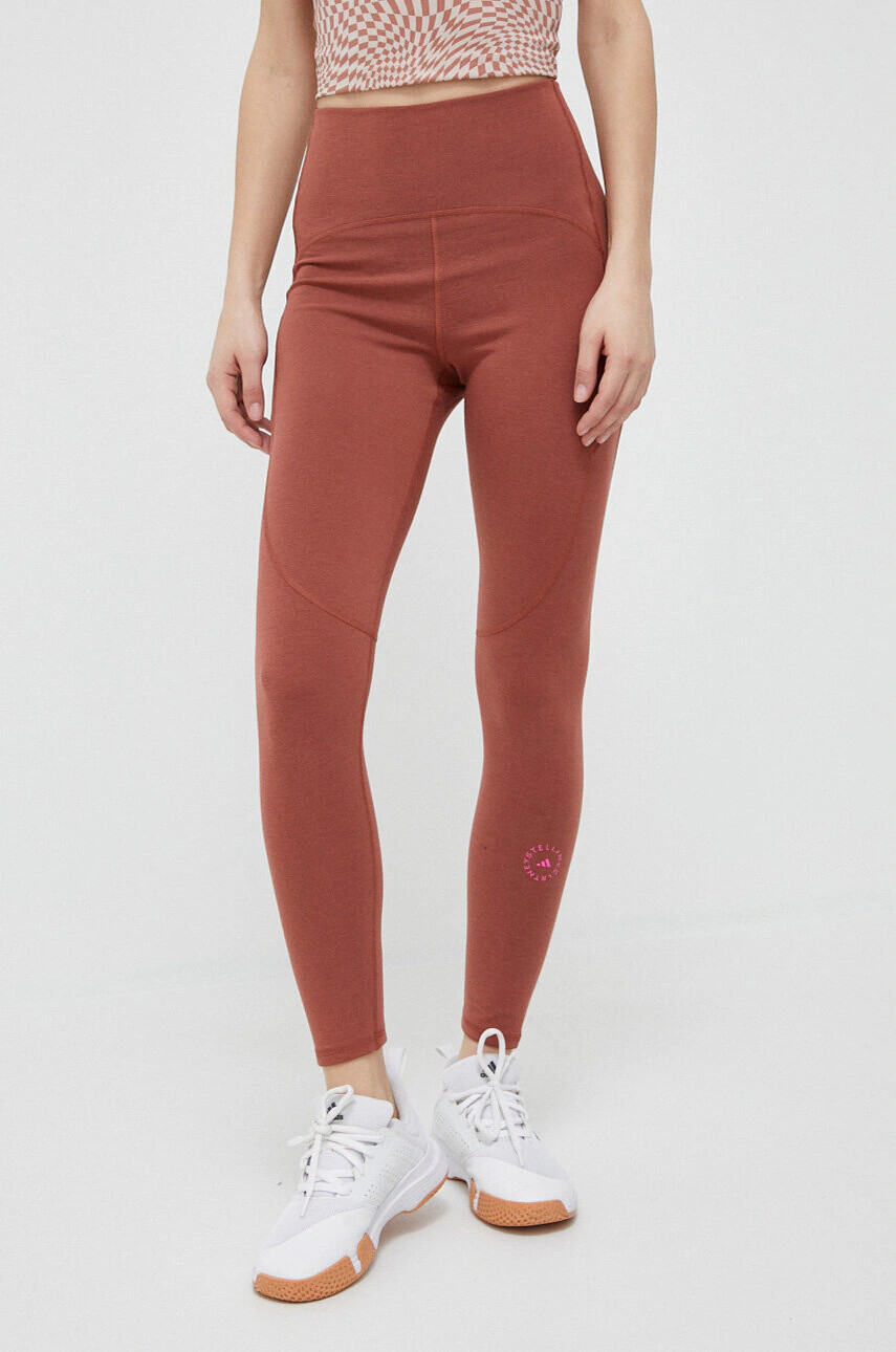 adidas by Stella McCartney Клин в кафяво с изчистен дизайн - Pepit.bg