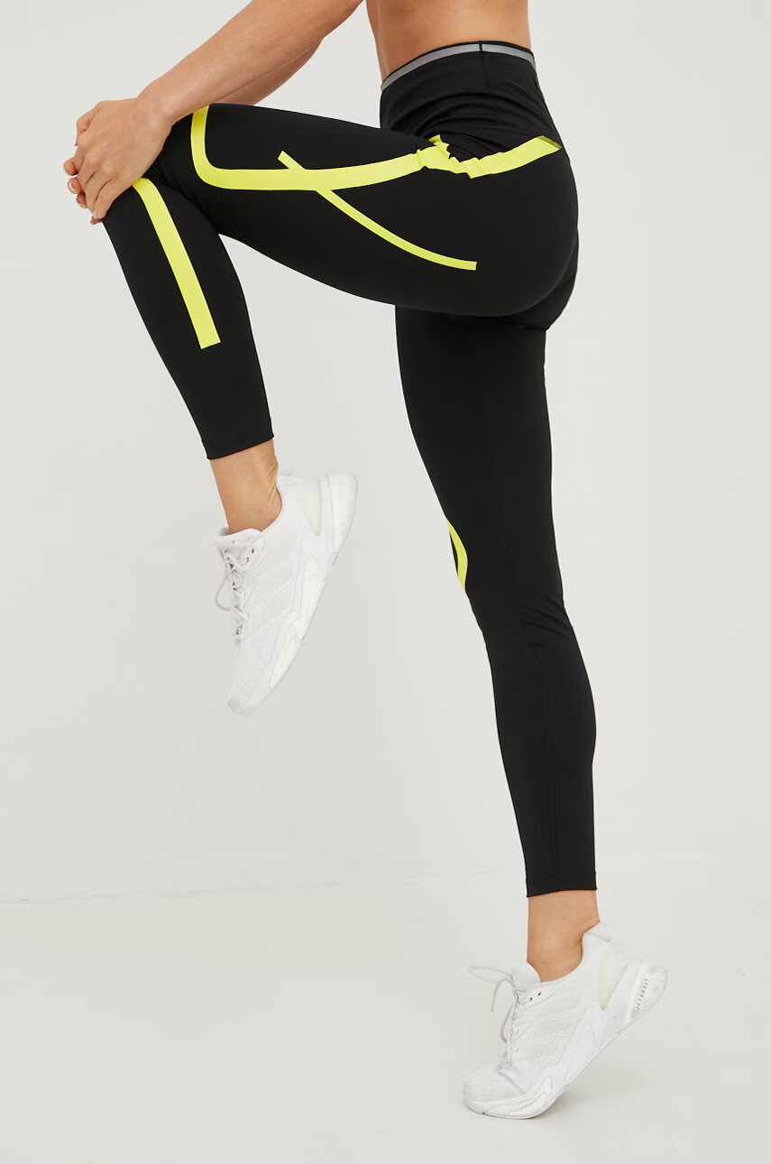 adidas by Stella McCartney Клин за бягане в черно с принт - Pepit.bg