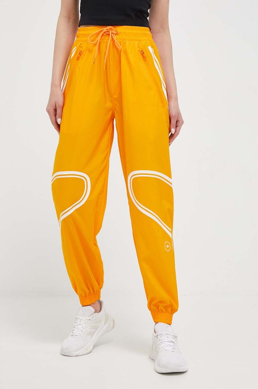 adidas by Stella McCartney Панталон за трениране TruePace в оранжево с принт - Pepit.bg