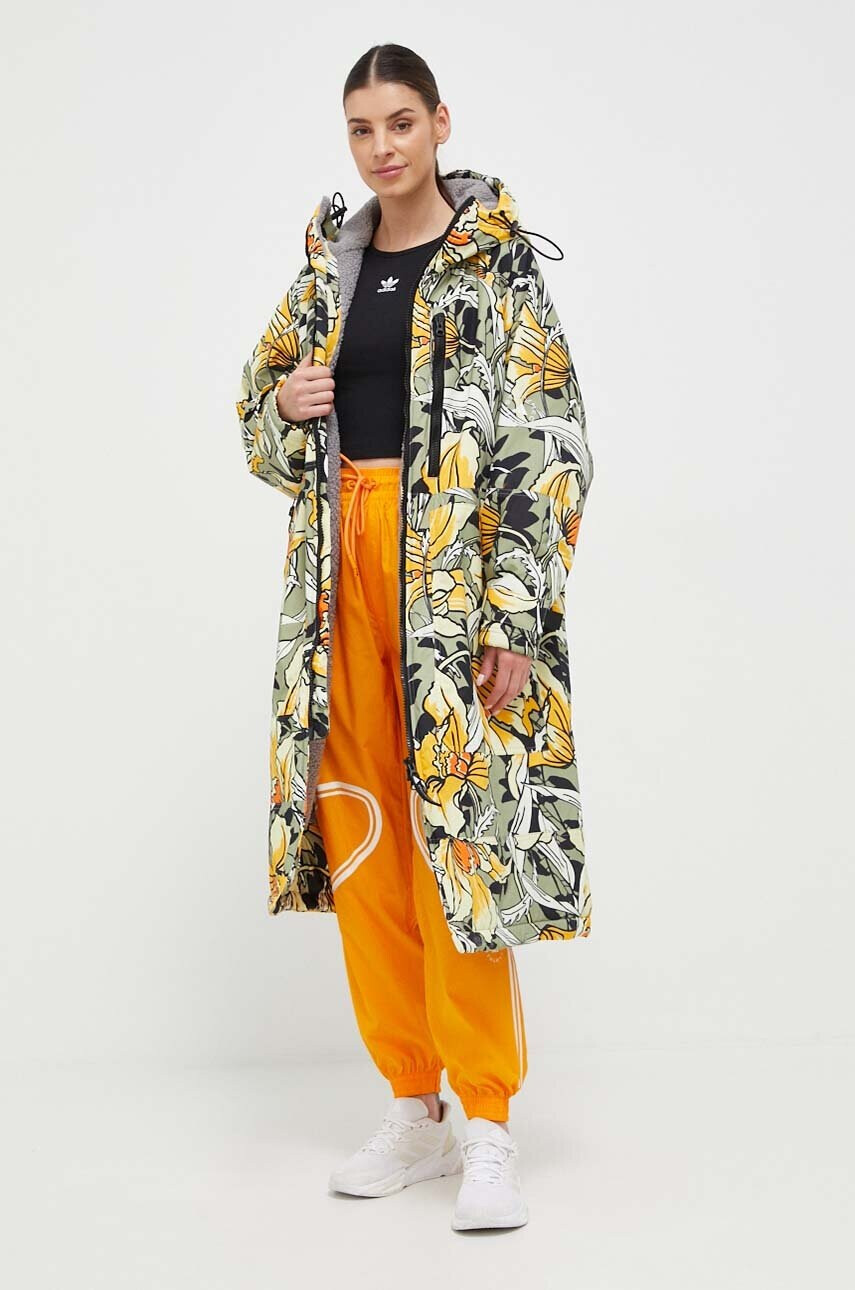 adidas by Stella McCartney Панталон за трениране TruePace в оранжево с принт - Pepit.bg