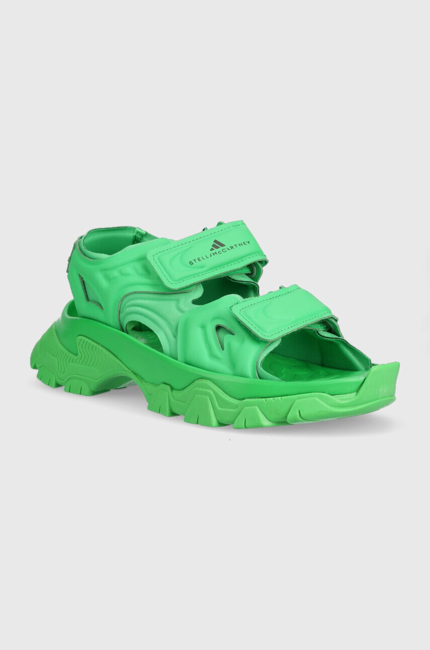 adidas by Stella McCartney Сандали aSMC Hika в зелено с платформа - Pepit.bg