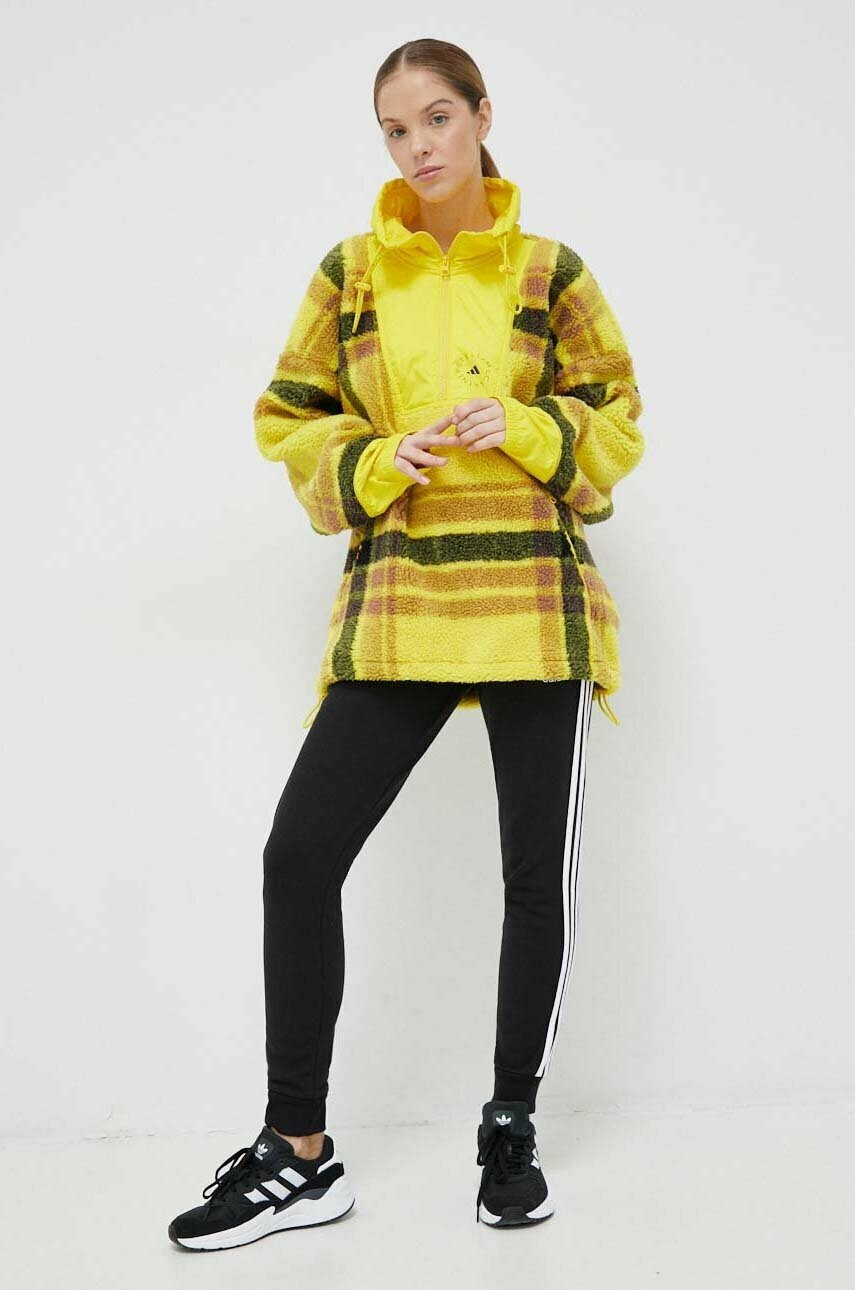 adidas by Stella McCartney Спортен суичър в жълто - Pepit.bg