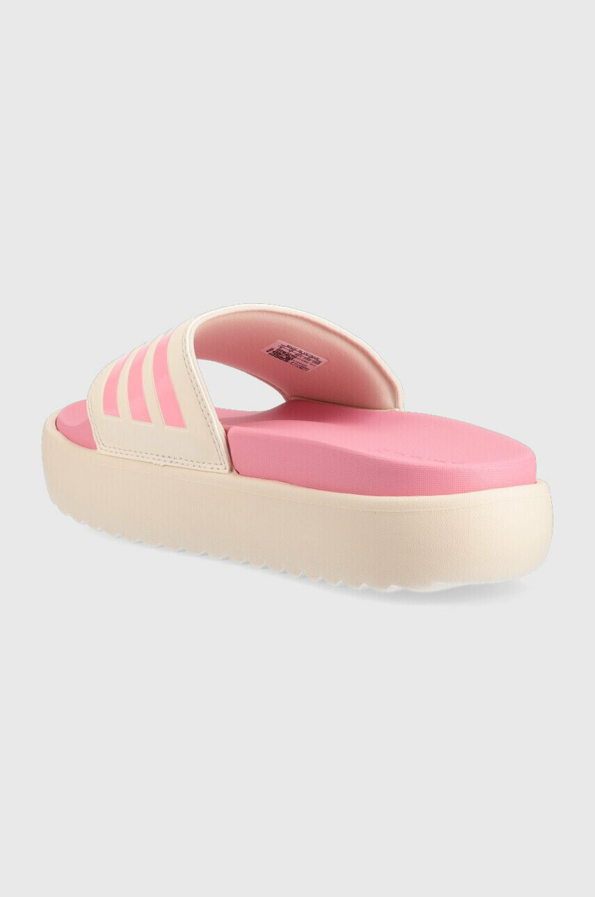 adidas Чехли В розово с платформа - Pepit.bg