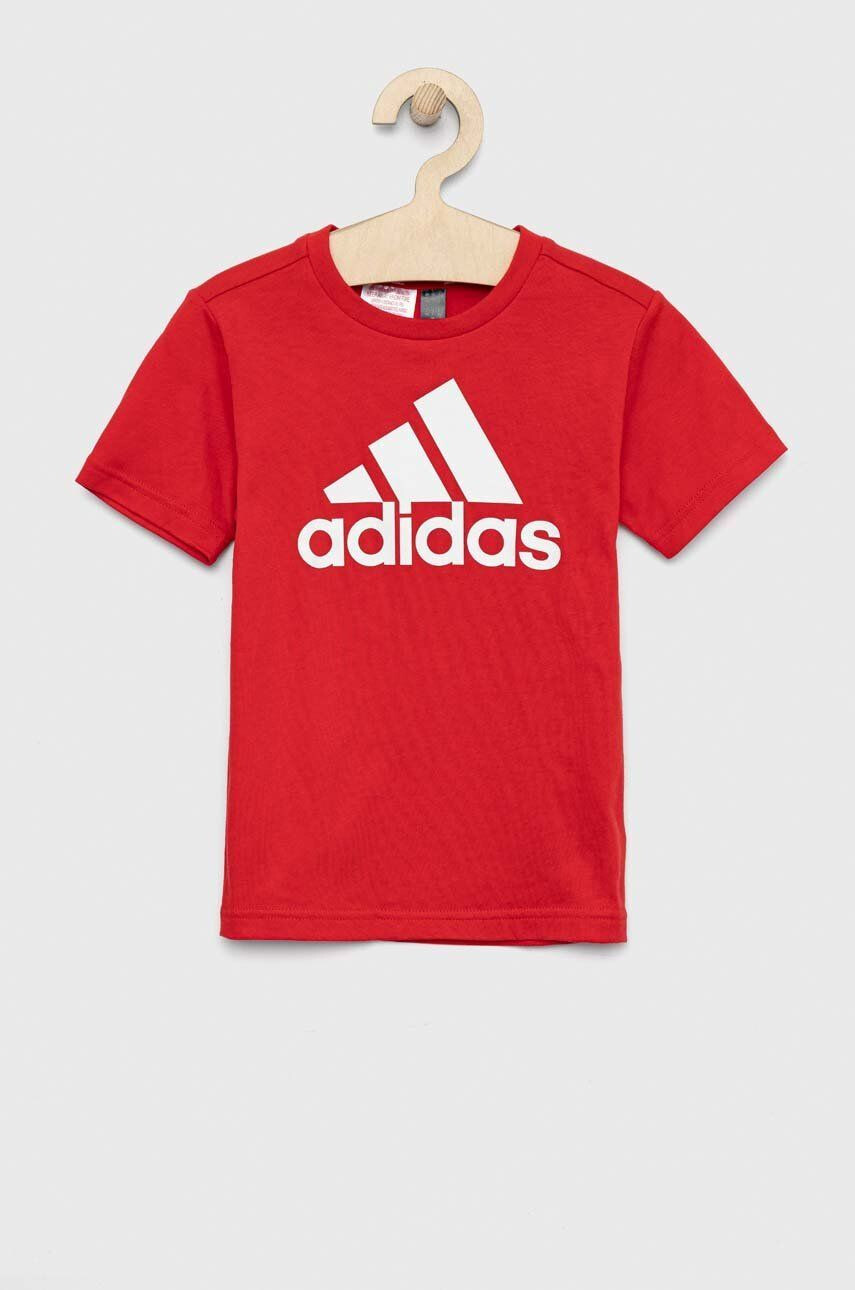 adidas Детска памучна тениска LK BL CO - Pepit.bg