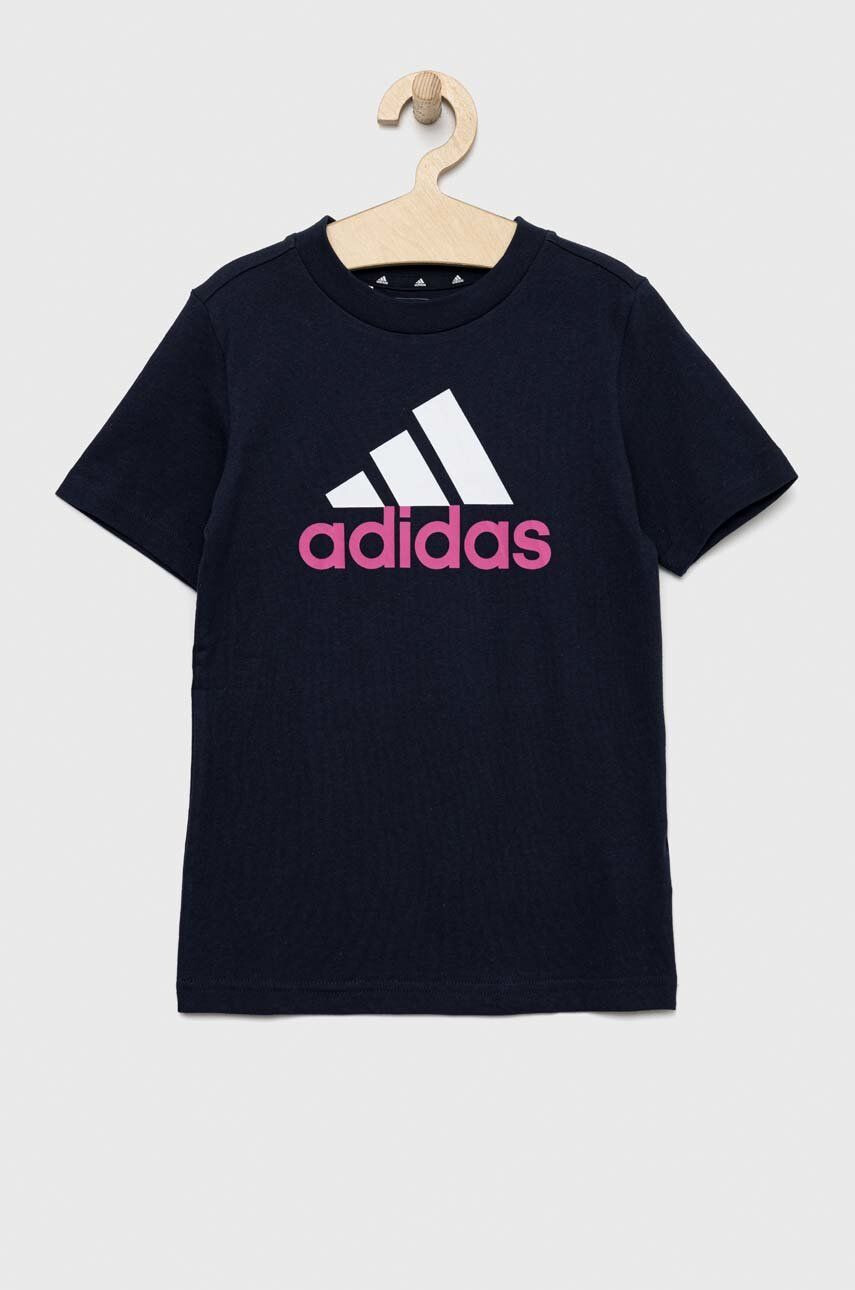 adidas Детска памучна тениска U BL 2 TEE - Pepit.bg