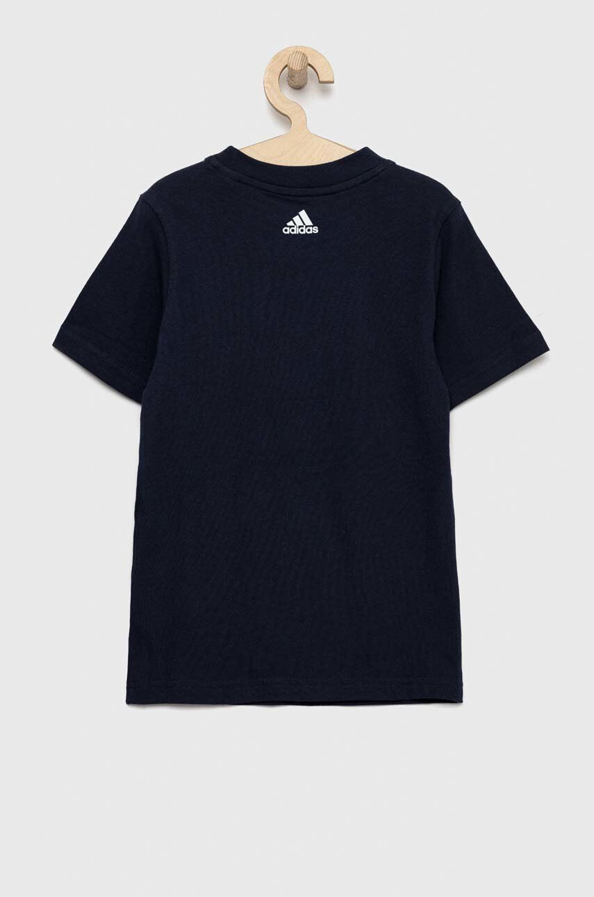 adidas Детска памучна тениска U BL 2 TEE - Pepit.bg