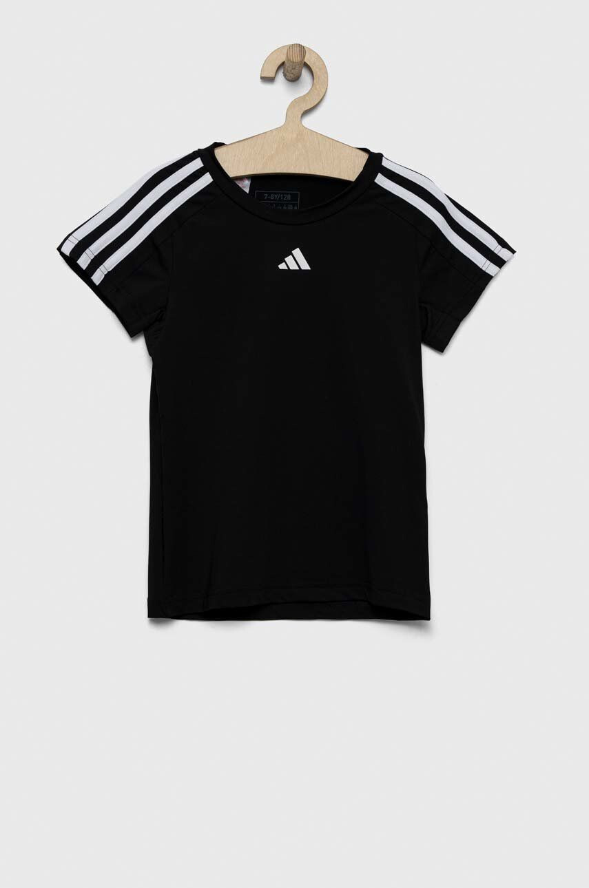 adidas Детска тениска в черно - Pepit.bg