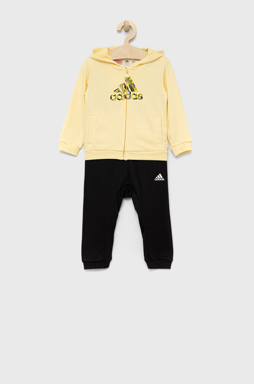 adidas Детски анцуг в жълто - Pepit.bg