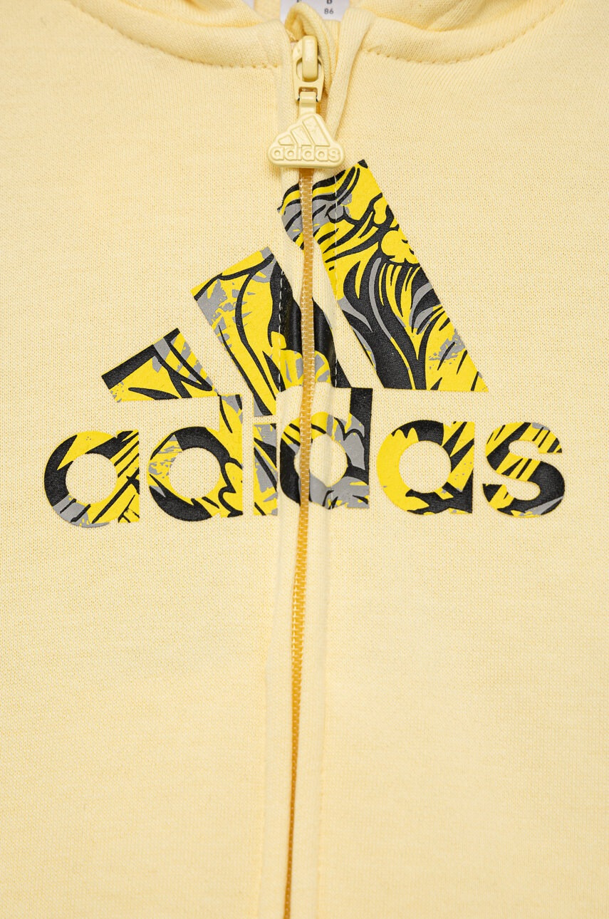 adidas Детски анцуг в жълто - Pepit.bg