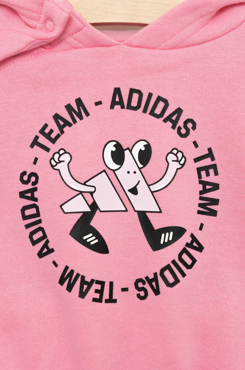 adidas Детски анцуг в розово - Pepit.bg