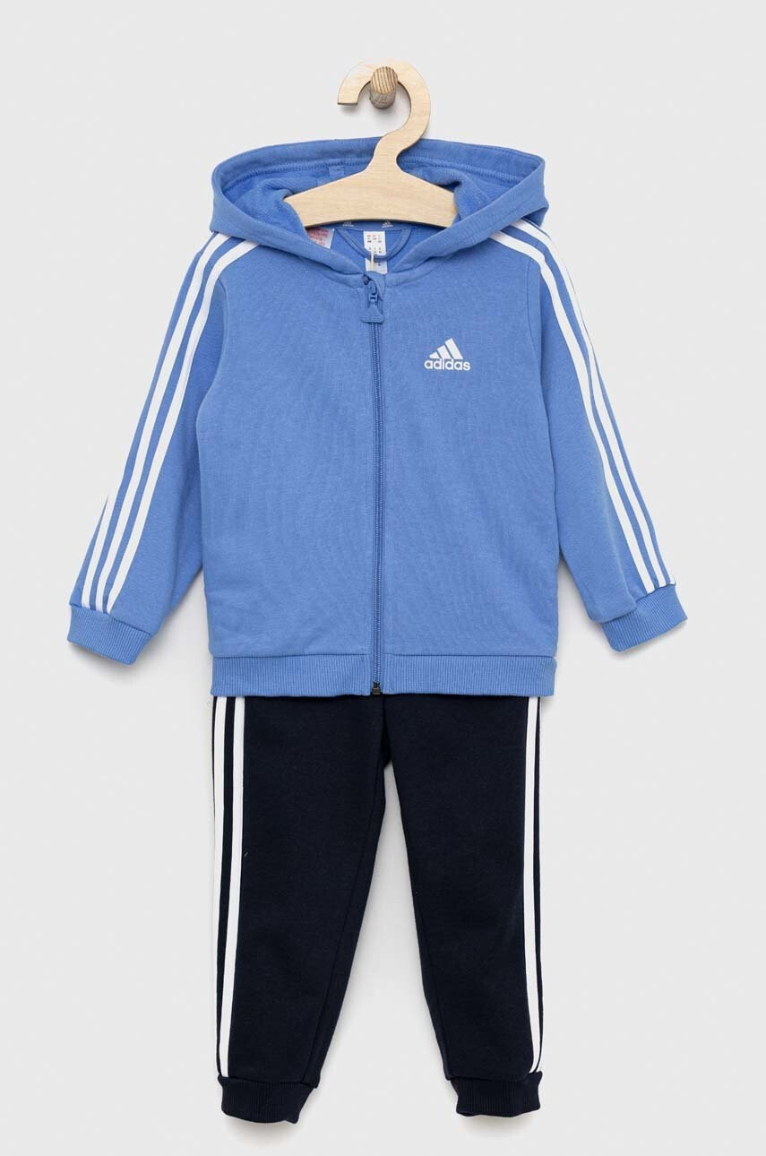 adidas Детски анцуг I 3S FZ FL JOG в синьо - Pepit.bg