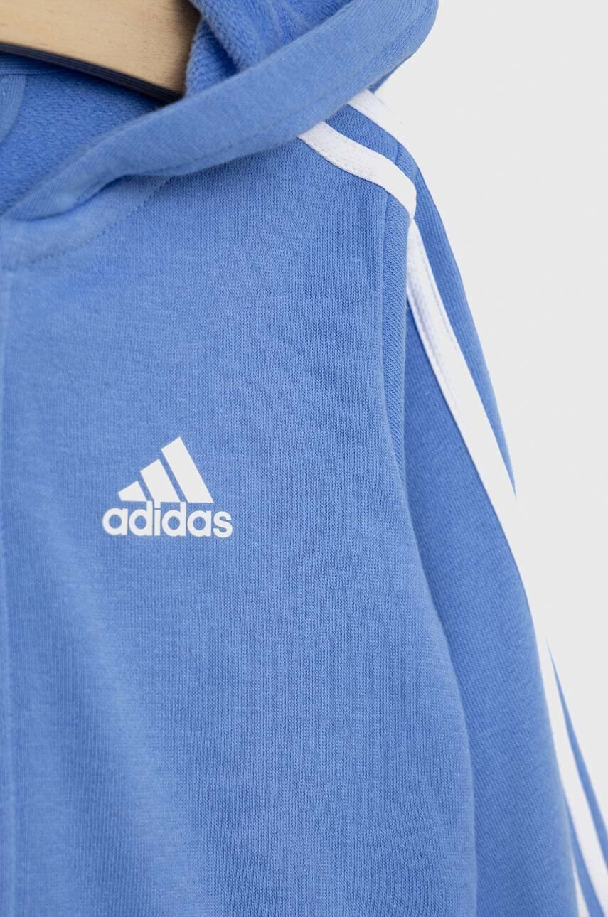 adidas Детски анцуг I 3S FZ FL JOG в синьо - Pepit.bg