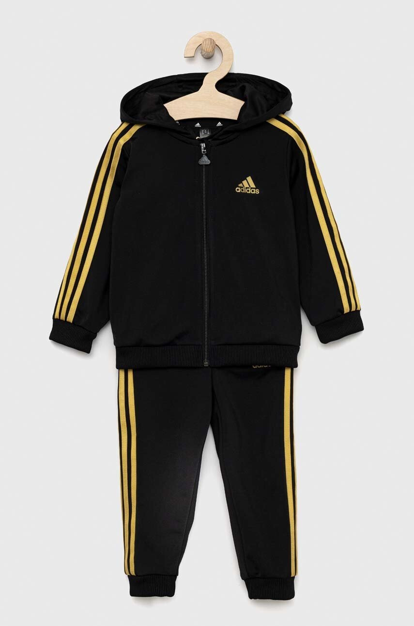 adidas Детски анцуг I 3S SHINY в черно - Pepit.bg