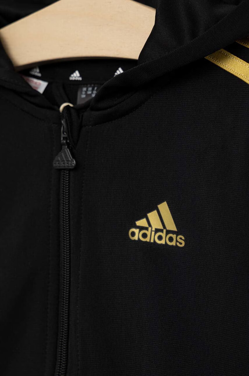 adidas Детски анцуг I 3S SHINY в черно - Pepit.bg