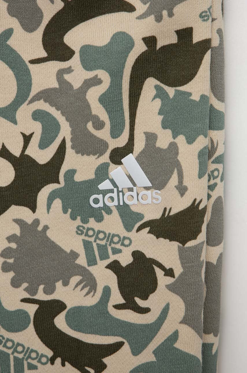 adidas Детски анцуг I AOP FT в бежово - Pepit.bg