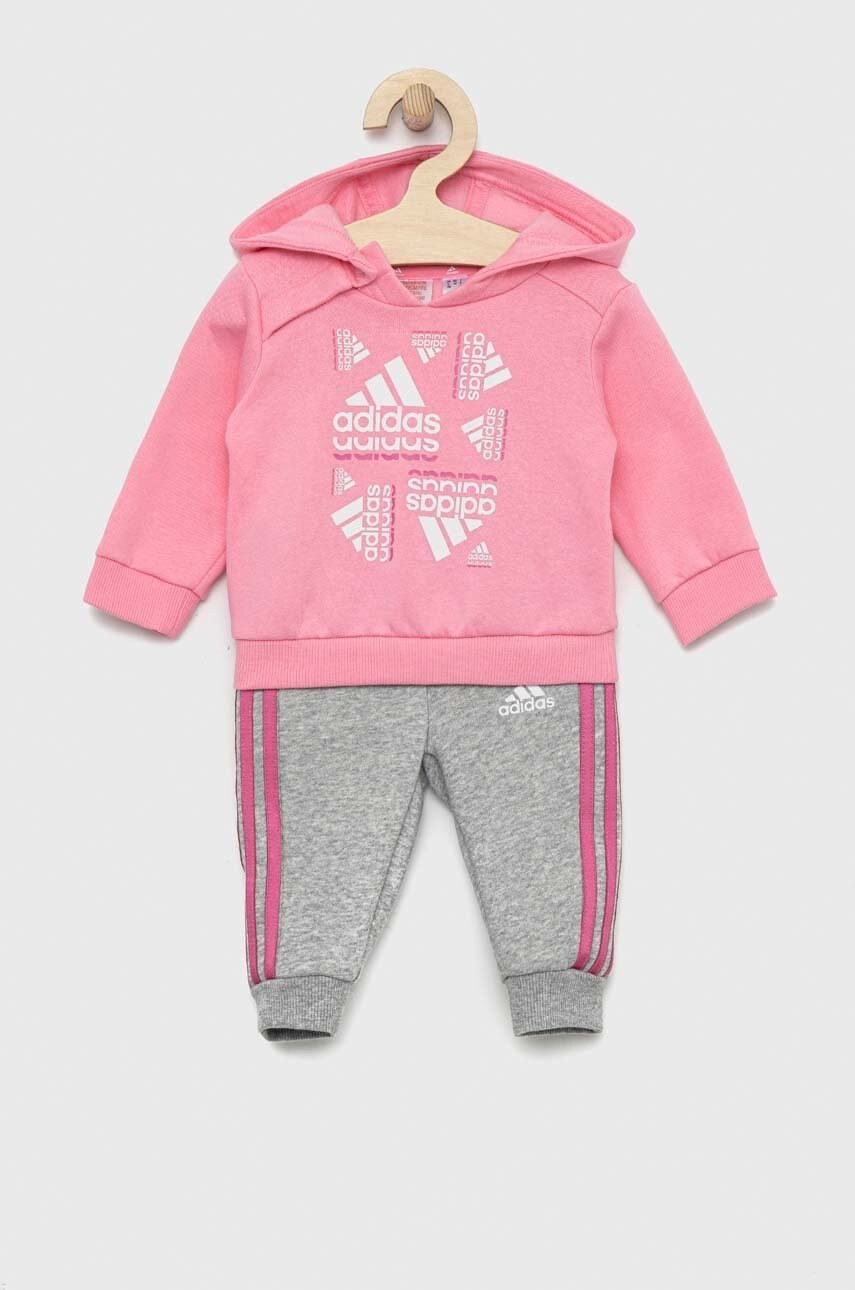 adidas Детски анцуг I BLUV FL в розово - Pepit.bg