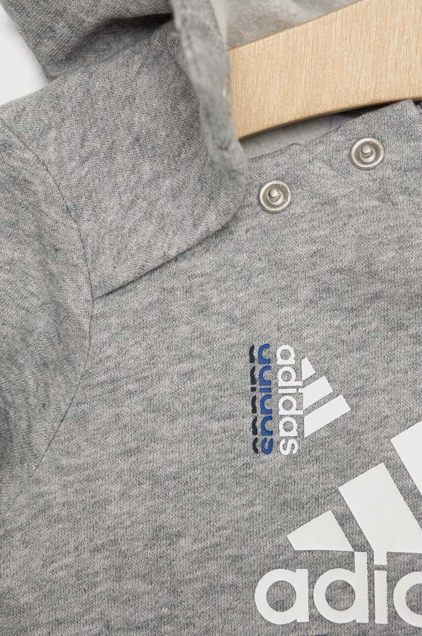 adidas Детски анцуг I BLUV FL в сиво - Pepit.bg