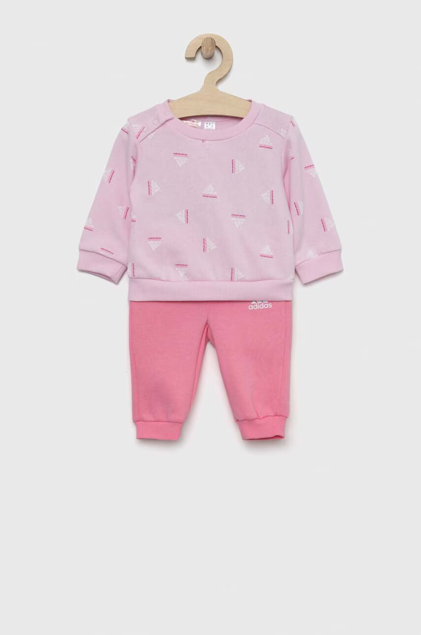 adidas Детски анцуг I BLUV FL в розово - Pepit.bg