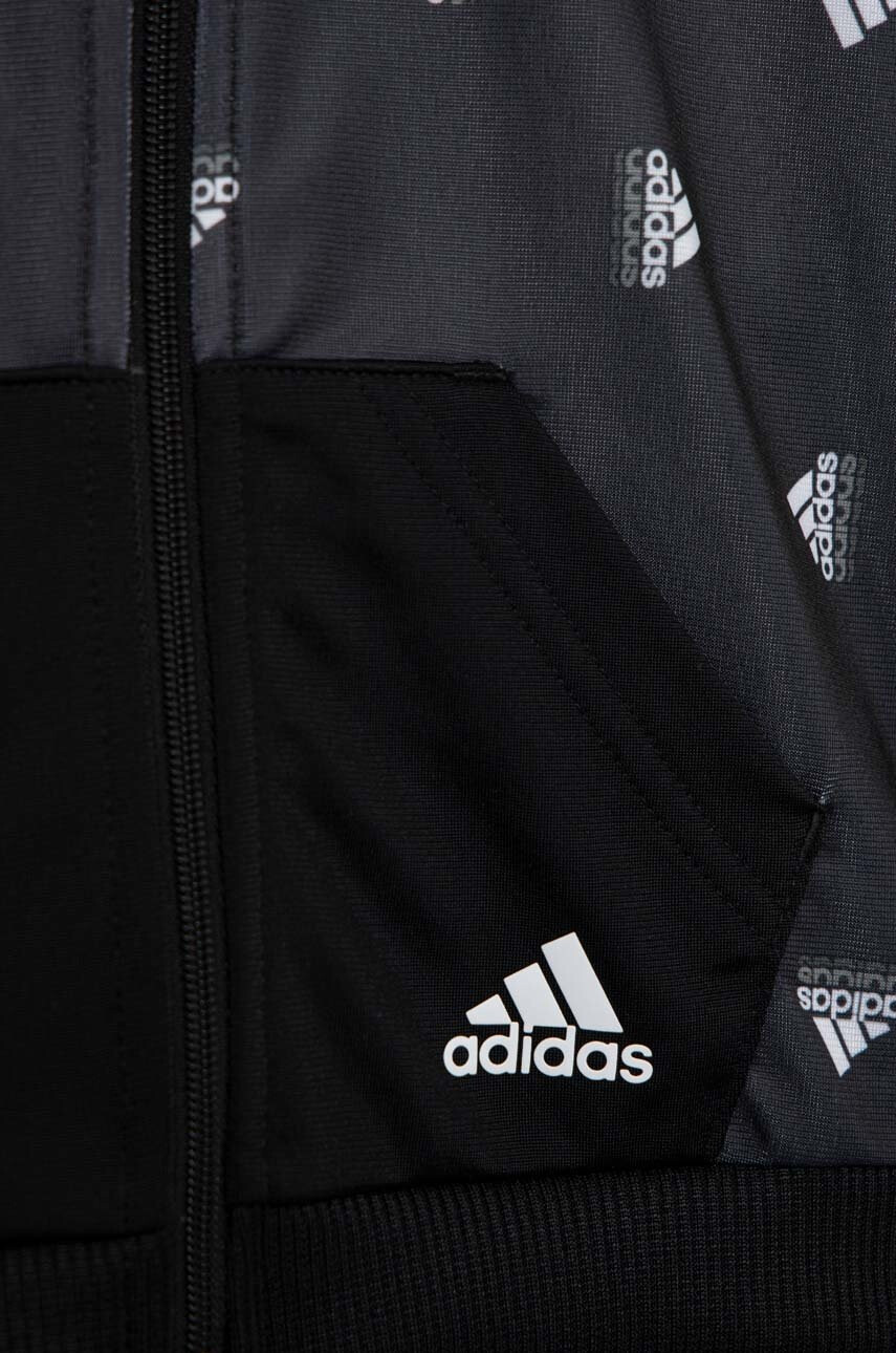 adidas Детски анцуг I BLUV SHINY в сиво - Pepit.bg