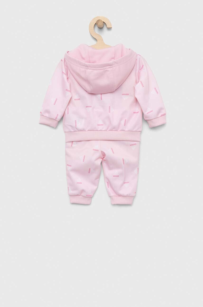 adidas Детски анцуг I BLUV SHINY в розово - Pepit.bg