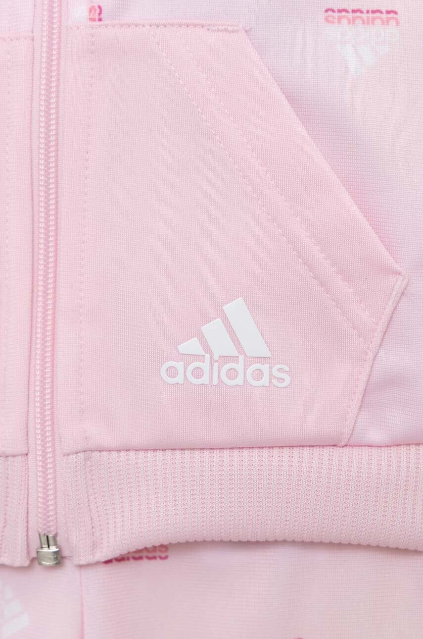 adidas Детски анцуг I BLUV SHINY в розово - Pepit.bg