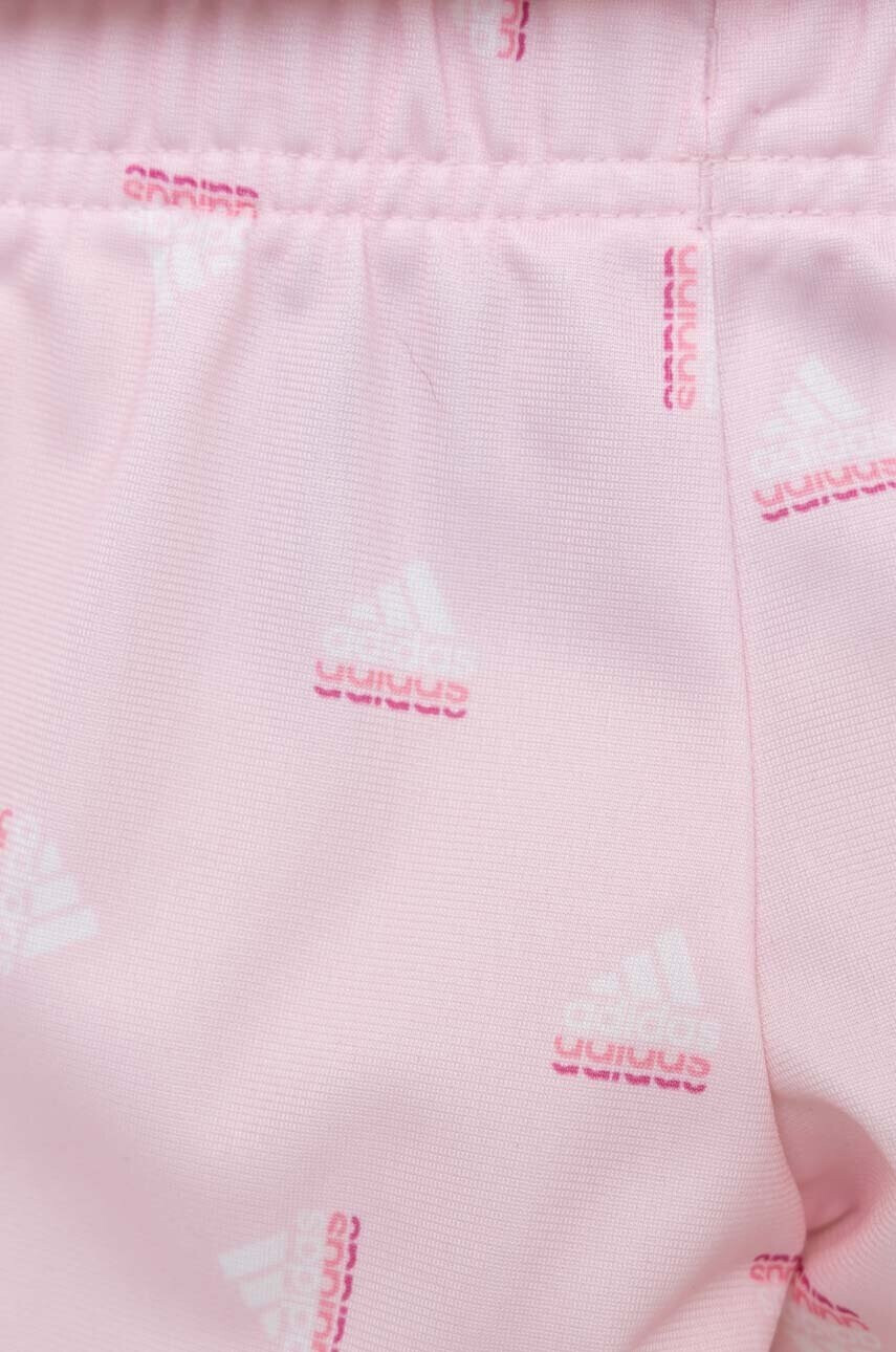 adidas Детски анцуг I BLUV SHINY в розово - Pepit.bg