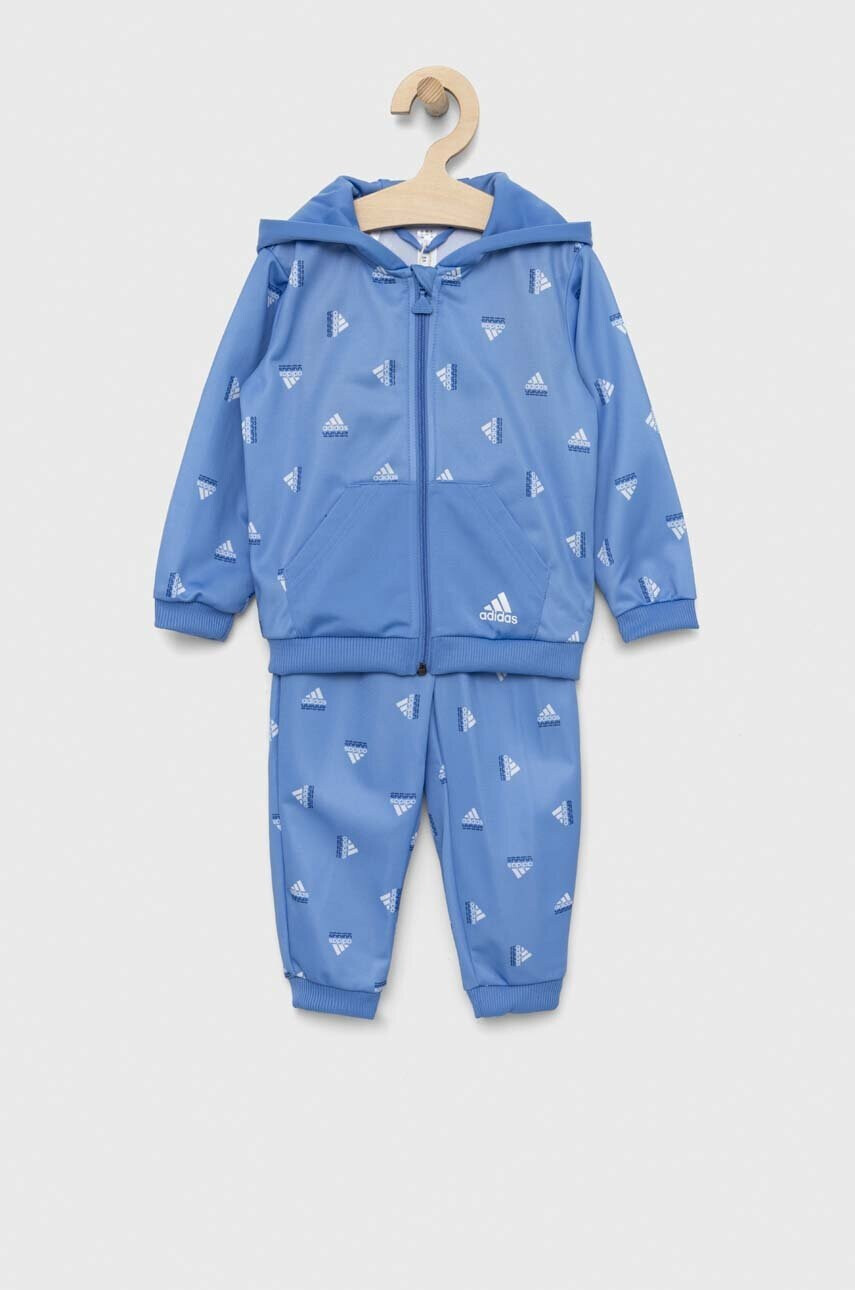 adidas Детски анцуг I BLUV SHINY в синьо - Pepit.bg