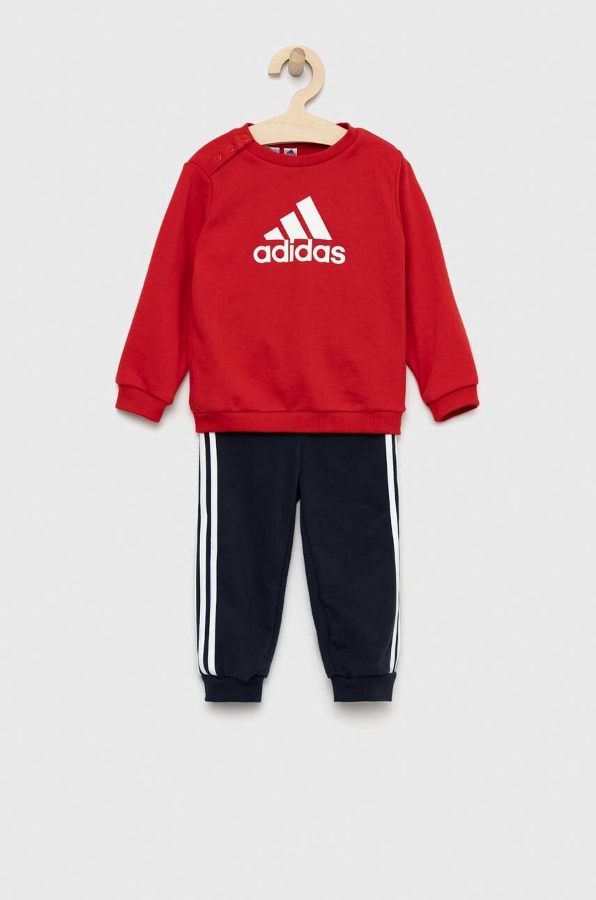 adidas Детски анцуг I BOS в червено - Pepit.bg