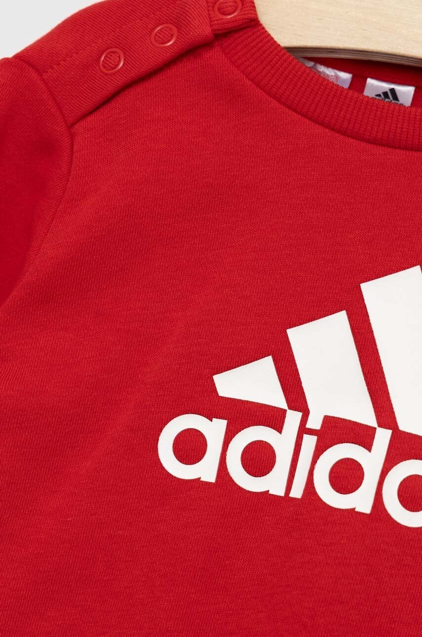 adidas Детски анцуг I BOS в червено - Pepit.bg