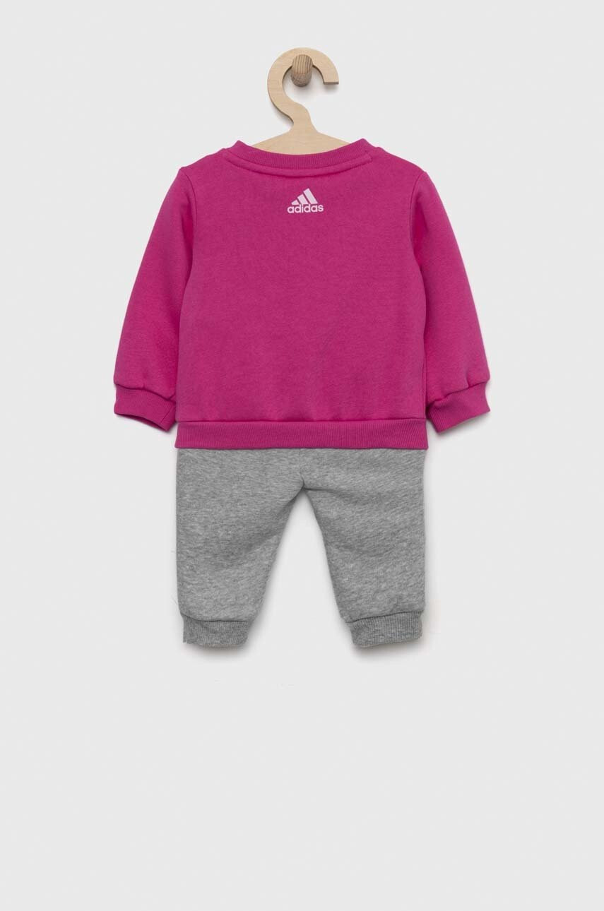 adidas Детски анцуг I LIN FL в розово - Pepit.bg