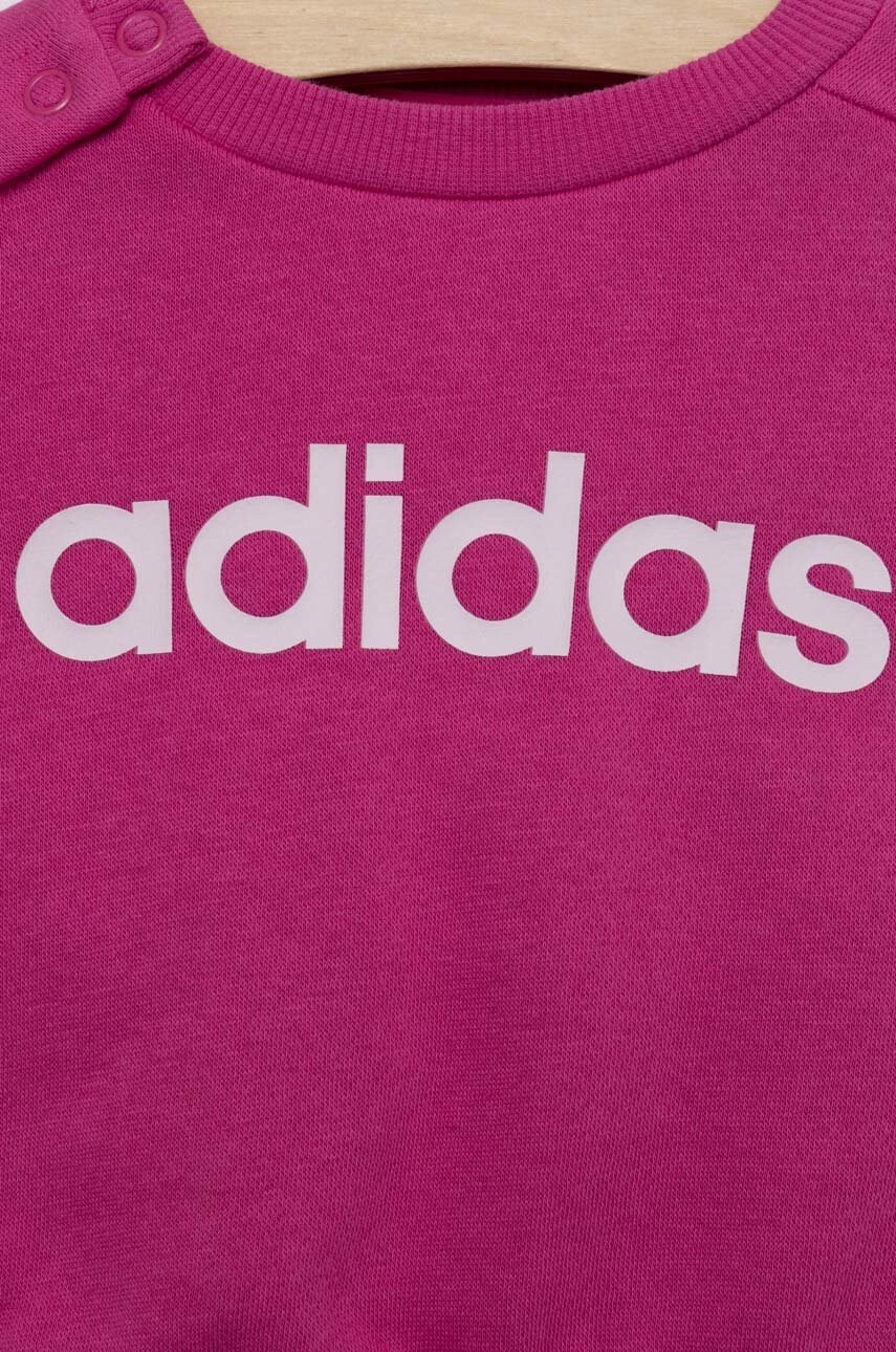 adidas Детски анцуг I LIN FL в розово - Pepit.bg