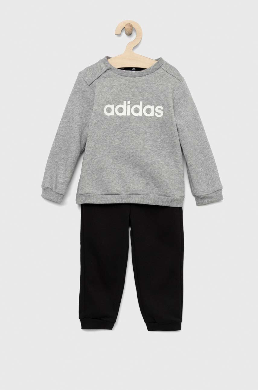 adidas Детски анцуг I LIN FL в сиво - Pepit.bg