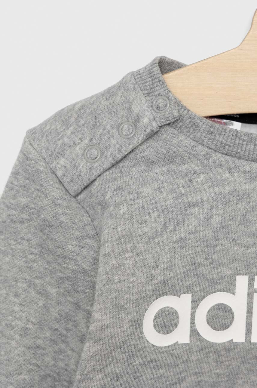 adidas Детски анцуг I LIN FL в сиво - Pepit.bg