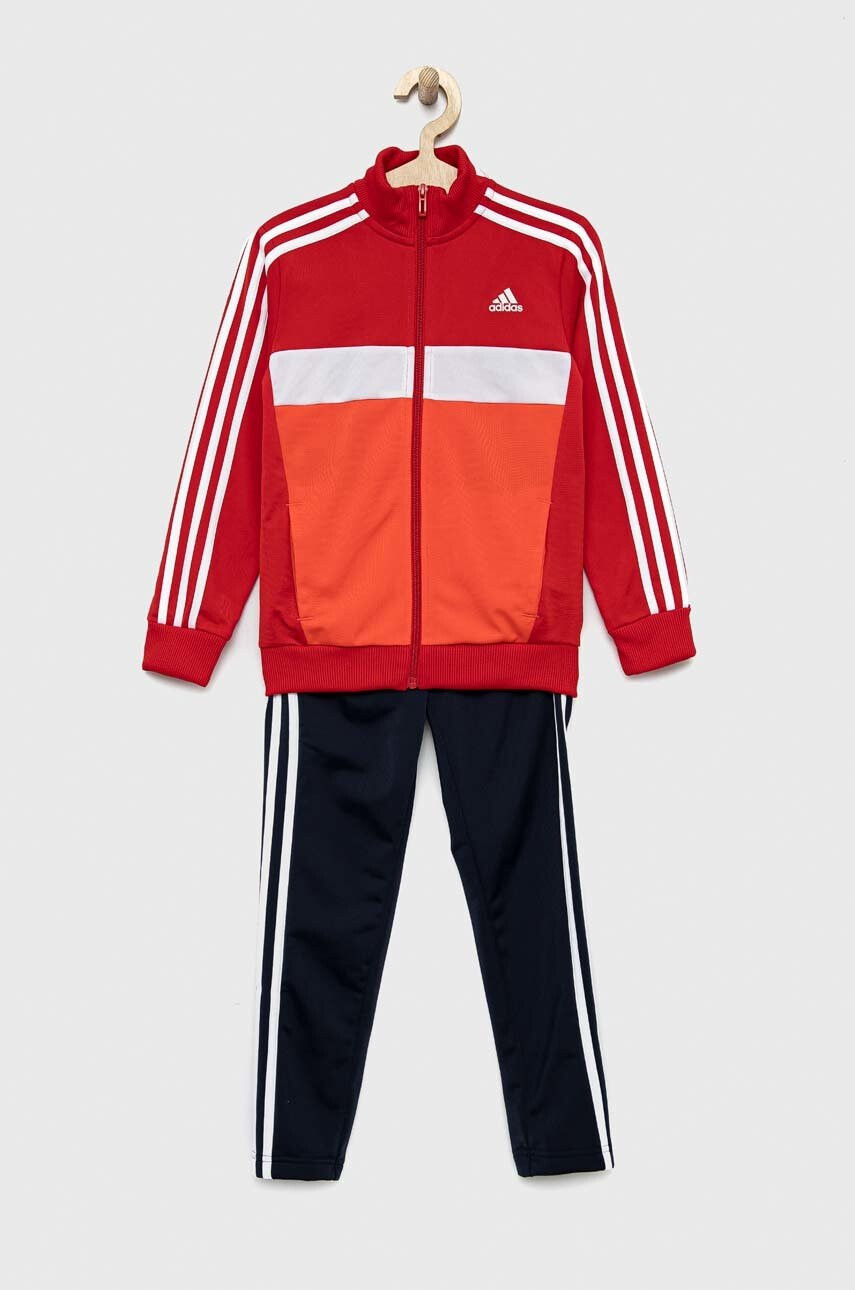 adidas Детски анцуг U 3S TIBERIO TS в червено - Pepit.bg