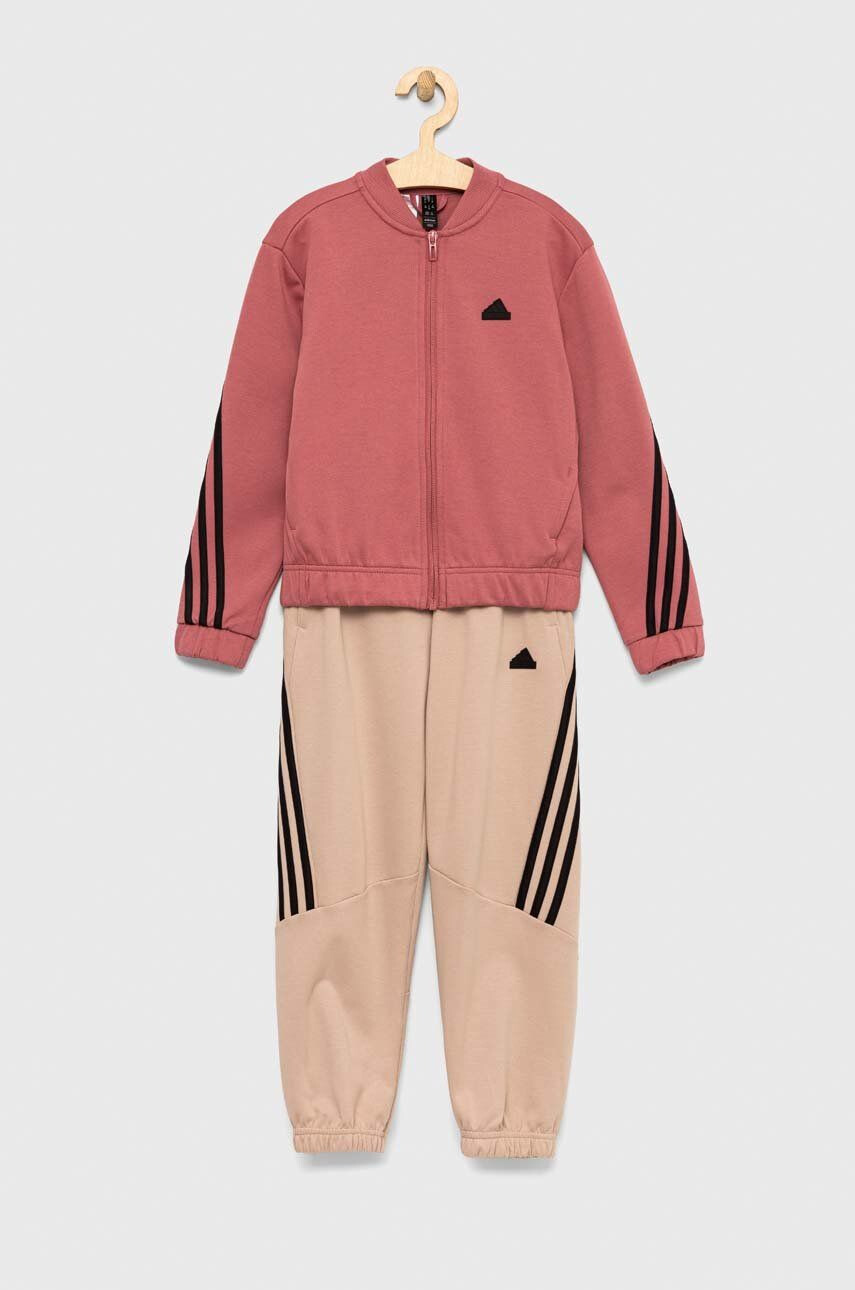 adidas Детски анцуг U FI 3S TGTH в розово - Pepit.bg