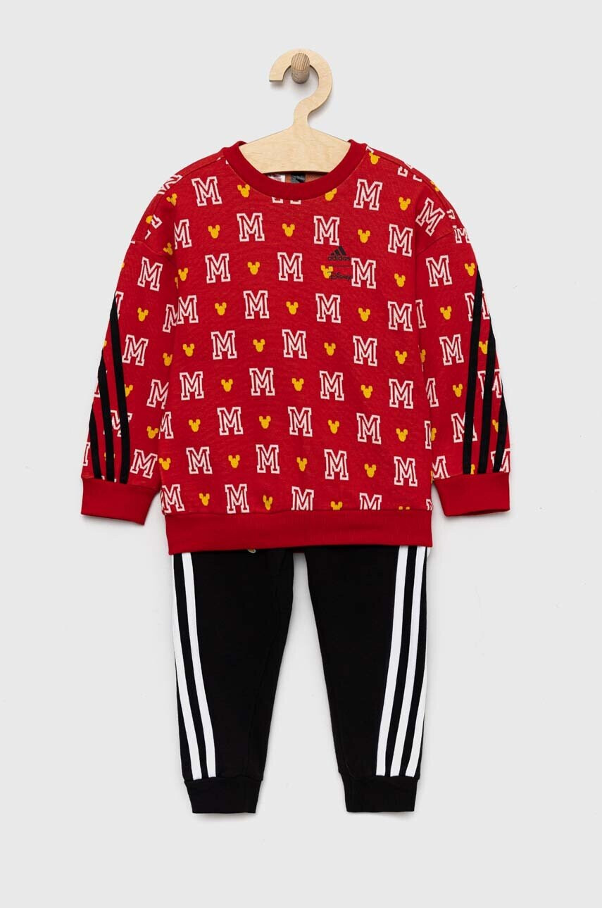 adidas Детски анцуг x Disney в червено - Pepit.bg