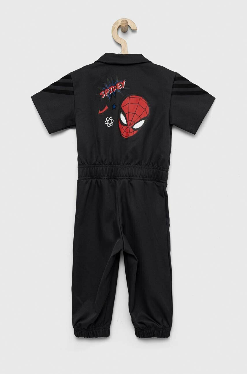 adidas Детски гащеризон LB DY SM x Marvel в черно - Pepit.bg