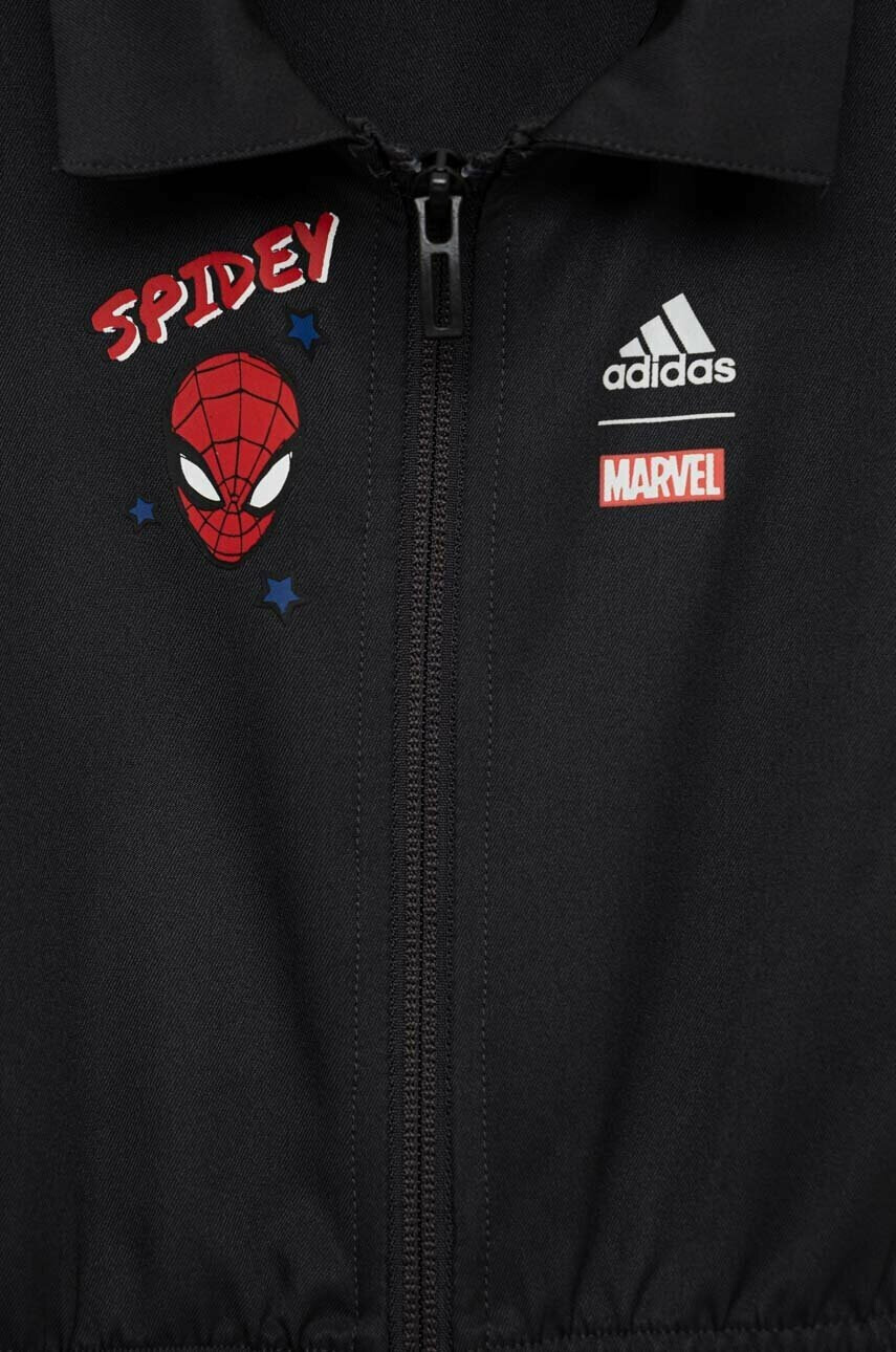 adidas Детски гащеризон LB DY SM x Marvel в черно - Pepit.bg