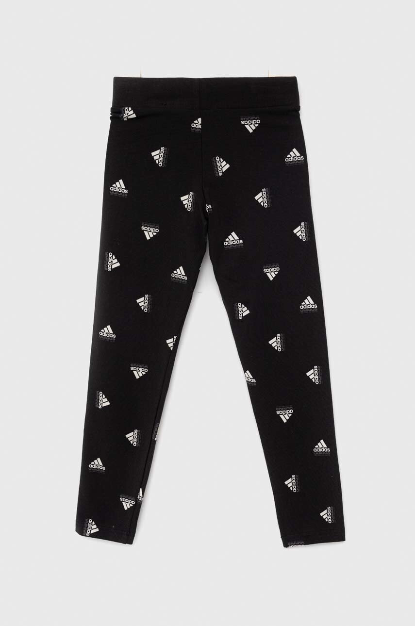 adidas Детски клин G BLUV в черно с десен - Pepit.bg
