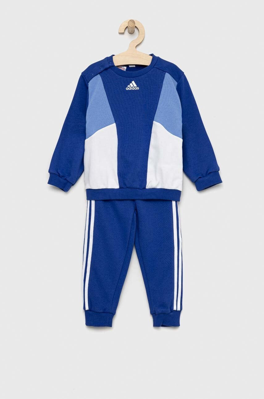 adidas Детски комплект I 3S CB FT JOG в синьо - Pepit.bg