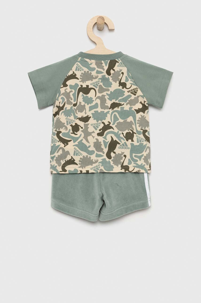 adidas Детски комплект I AOP CO T SET в зелено - Pepit.bg