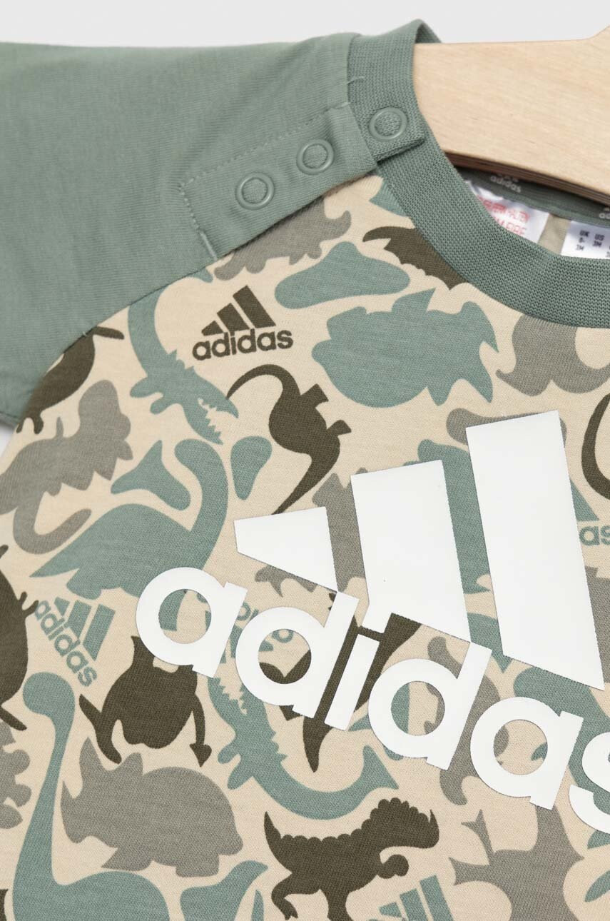 adidas Детски комплект I AOP CO T SET в зелено - Pepit.bg