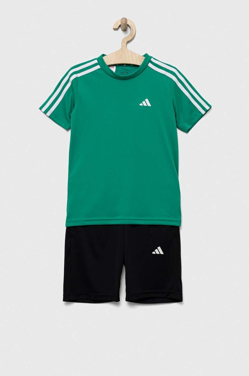 adidas Детски комплект U TR-ES 3S в зелено - Pepit.bg
