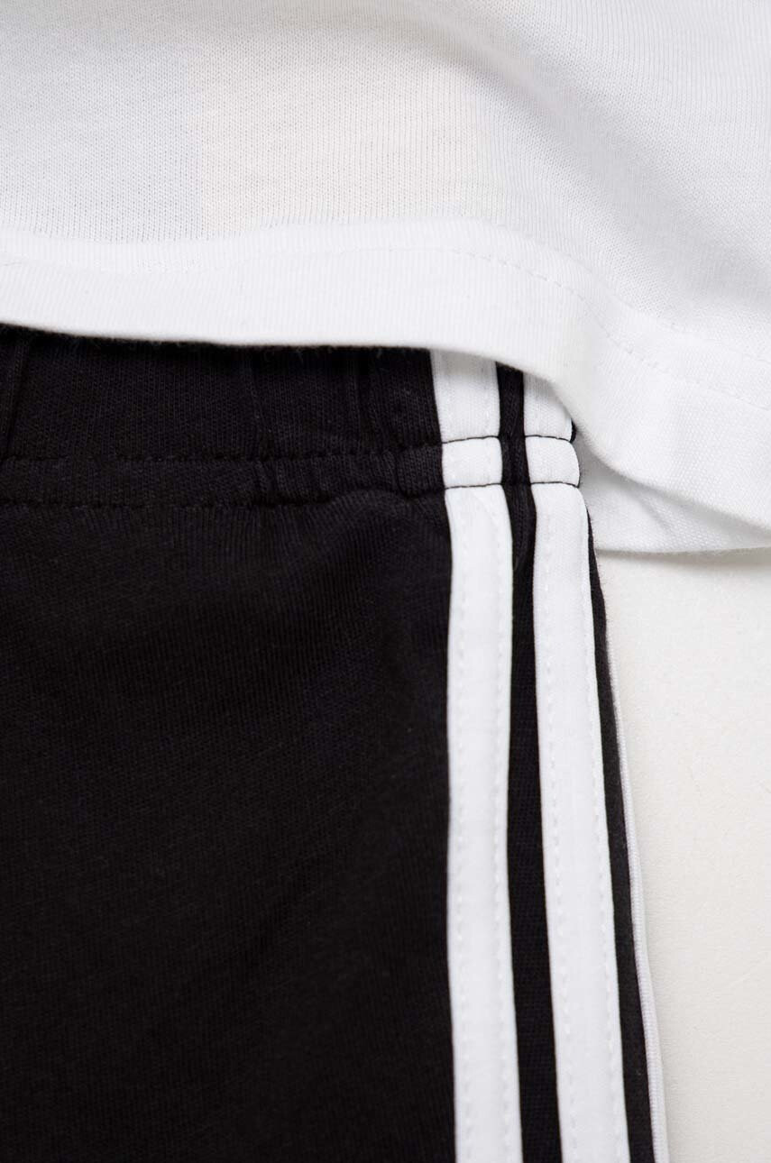 adidas Детски памучен комплект I LIN CO T в бяло - Pepit.bg