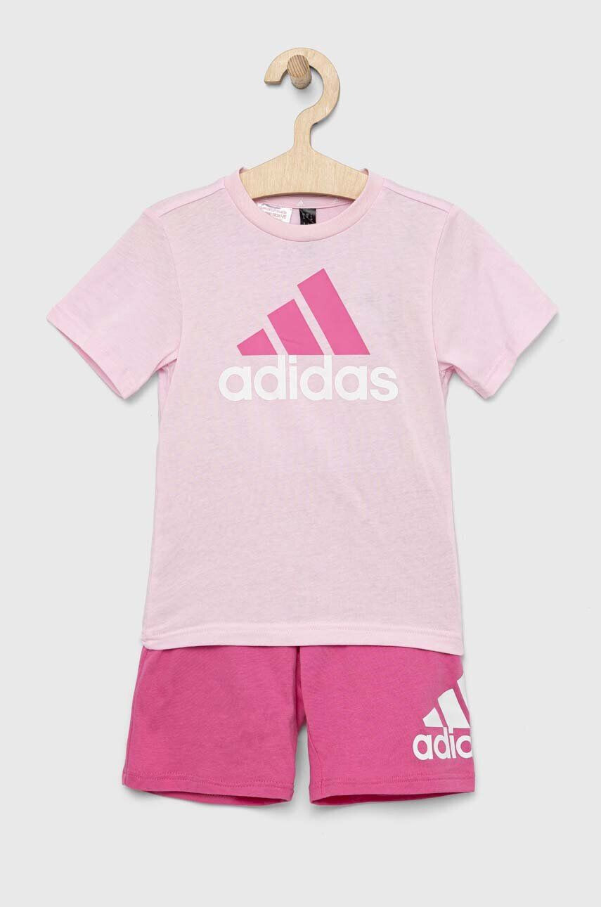 adidas Детски памучен комплект LK BL CO T - Pepit.bg