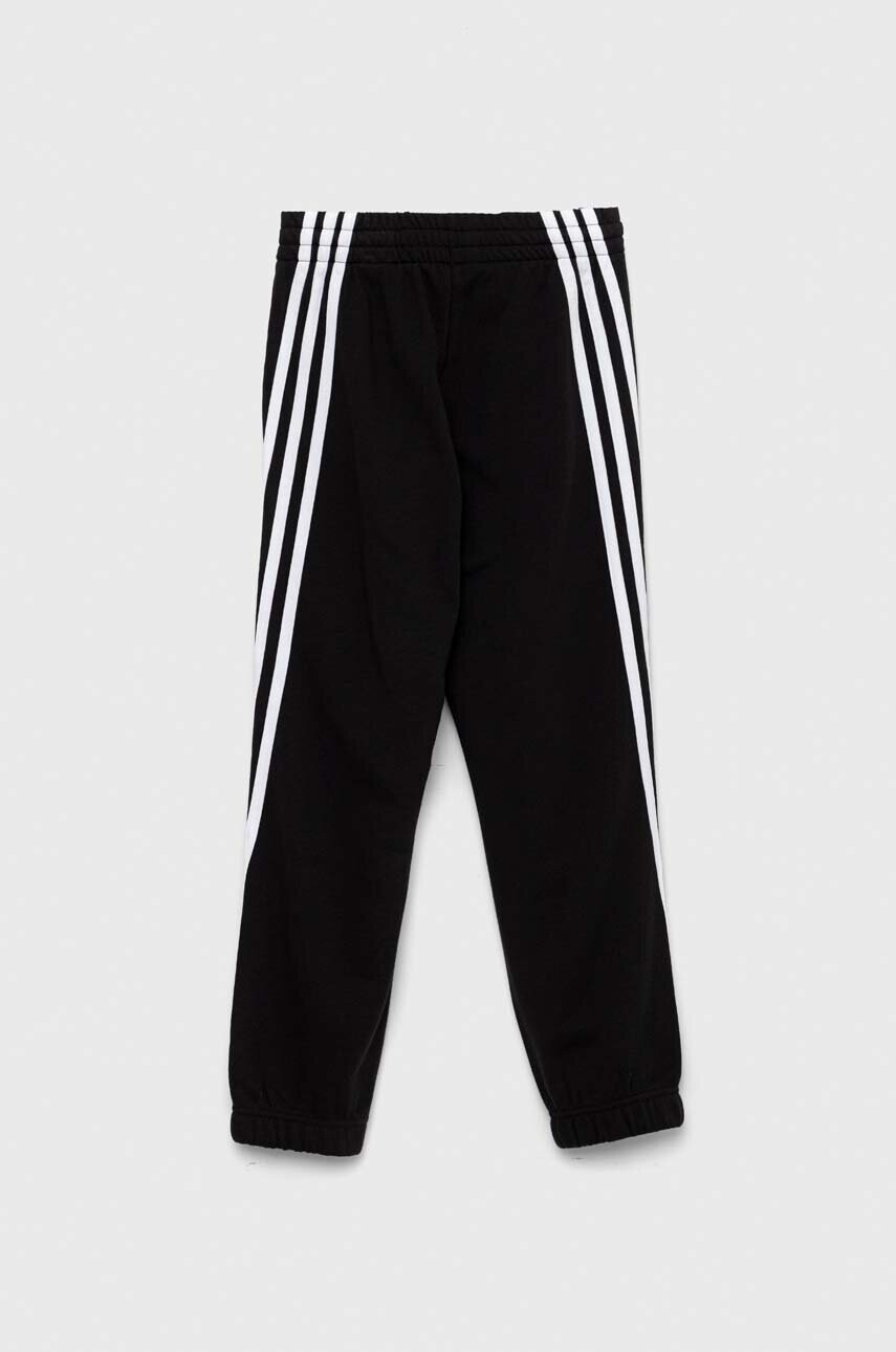 adidas Детски спортен панталон LB DY SM x Marvel в черно с принт - Pepit.bg