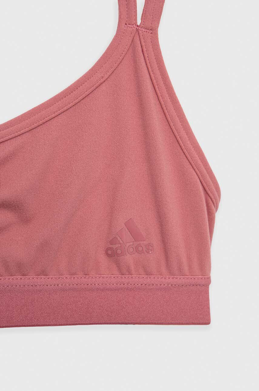 adidas Детски спортен сутиен G YOGA в розово - Pepit.bg