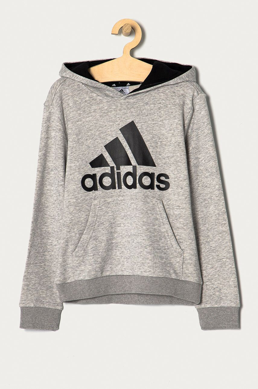 adidas Детски суичър GN4019 в сиво с принт - Pepit.bg